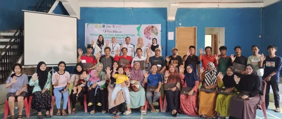 Petani di Kabupaten Luwu Utara dilatih cara mengelola penyusunan anggaran pangan.