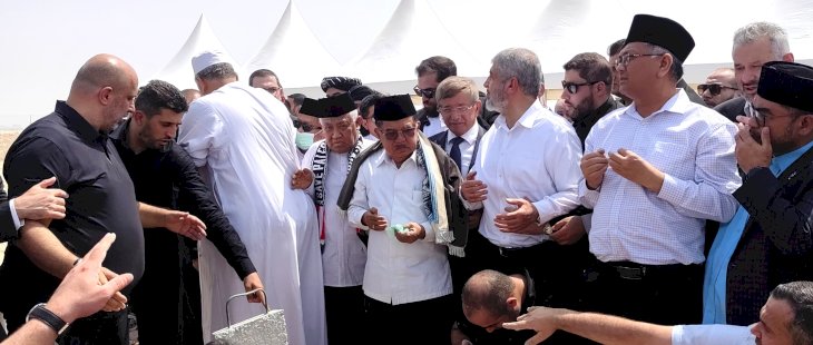 Jusuf Kalla Saksikan Prosesi Pemakaman Ismail Haniyeh