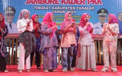 Pj Ketua TP PKK Hadiri Malam Ramah Tamah Jambore Kader TP PKK Kabupaten Takalar