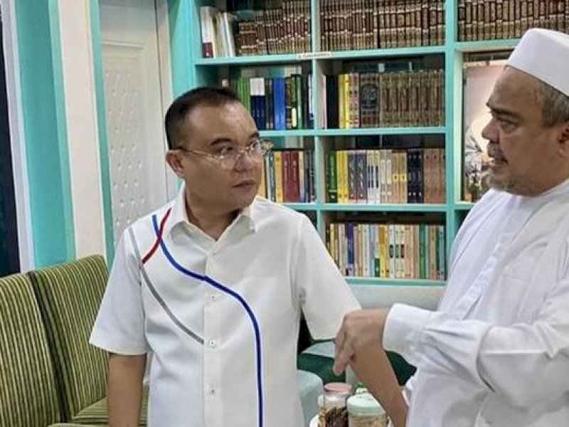 Ketua Harian Gerindra Sufmi Dasco Ahmad dan Waketum Habiburokhman Bertemu Habib Rizieq Shihab