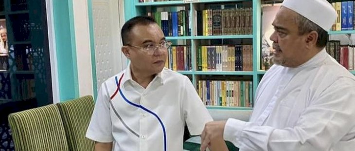 Ketua Harian Gerindra Sufmi Dasco Ahmad dan Waketum Habiburokhman Bertemu Habib Rizieq Shihab