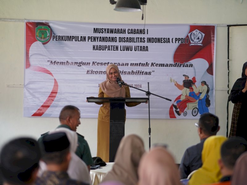 Buka Muscab PPDI, Bupati Indah Tegaskan Komitmen Pemerintah Penuhi Hak Penyandang Disabilitas
