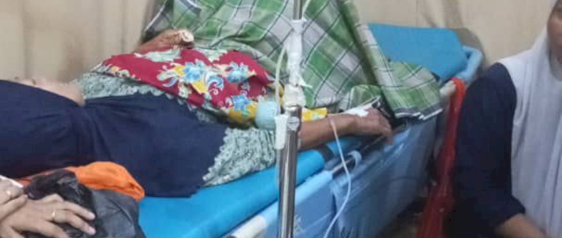 Warga Kelurahan Pangkabinanga korban keracunan hajatan khitanan. (IST) Warga Kelurahan Pangkabinanga korban keracunan hajatan khitanan. (IST)