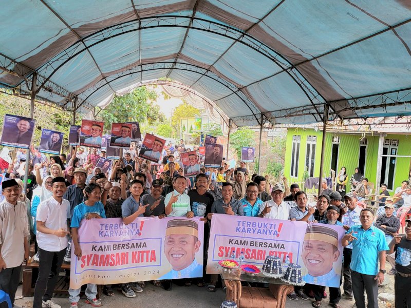 Dihadapan Pendukung Marbo Laikang Takalar, Syamsari Kitta Digelari Bapak Pemekaran