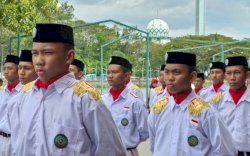 Ribuan Siswa Meriahkan Lomba Gerak Jalan di Maros untuk HUT Ke-79 RI