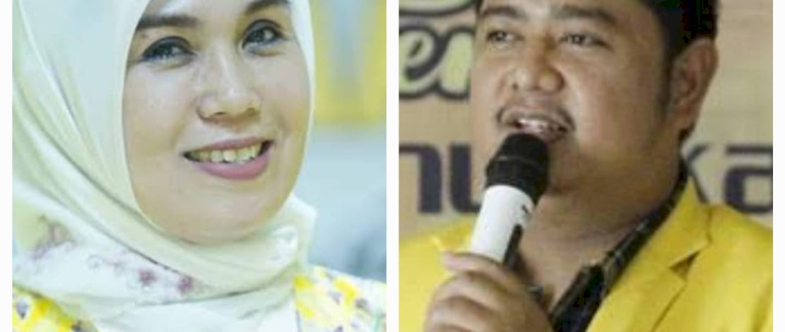 Foto Kolase: Bendahara Umum Golkar Sulsel, Andi Ina Kartika Sari dan Ketua DPC Golkar Barru, Mudassir Hasri Gani Foto Kolase: Bendahara Umum Golkar Sulsel, Andi Ina Kartika Sari dan Ketua DPC Golkar Barru, Mudassir Hasri Gani