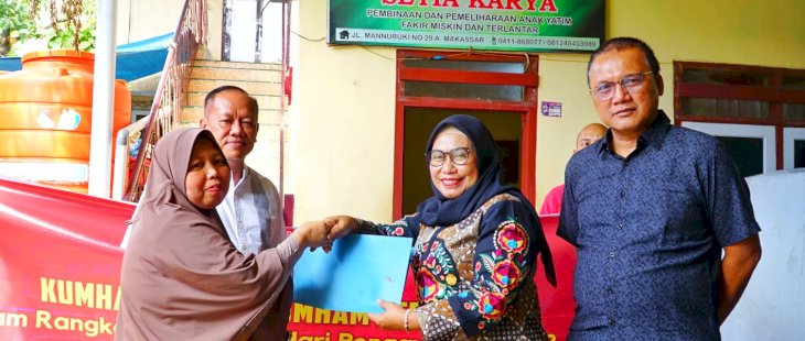 Kemenkumham Sulsel Berbagi&nbsp;di&nbsp;2 Panti Asuhan