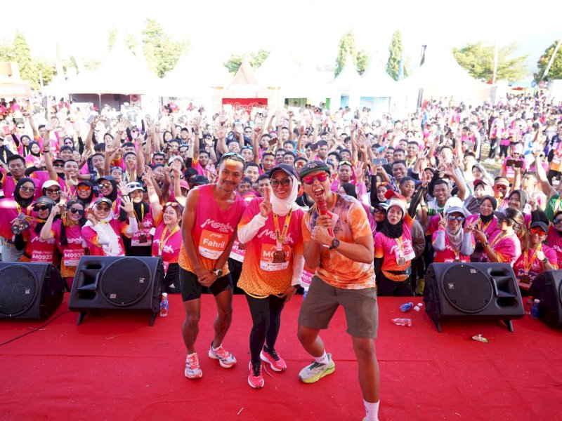 Ribuan Runners Ramaikan Masamba Run 2024, Bupati Luwu Utara Lepas Peserta dengan Semangat