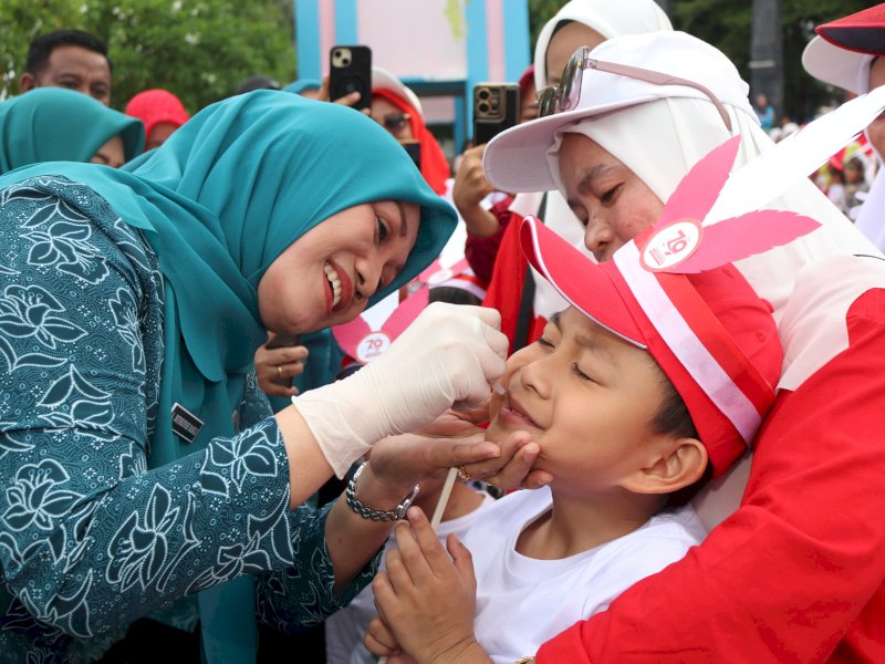 PKK – Dinas Kesehatan Selayar Kembali Lakukan Vaksin Polio Dosis II