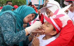 PKK &ndash; Dinas Kesehatan Selayar Kembali Lakukan Vaksin Polio Dosis II