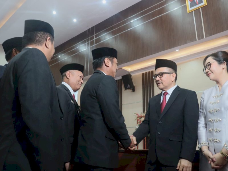 Jufri Rahman Resmi Dilantik Sebagai Sekda Sulsel, Firman Pagarra Harap Sinergitas Semakin Baik