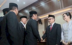 Jufri Rahman Resmi Dilantik Sebagai Sekda Sulsel, Firman Pagarra Harap Sinergitas Semakin Baik