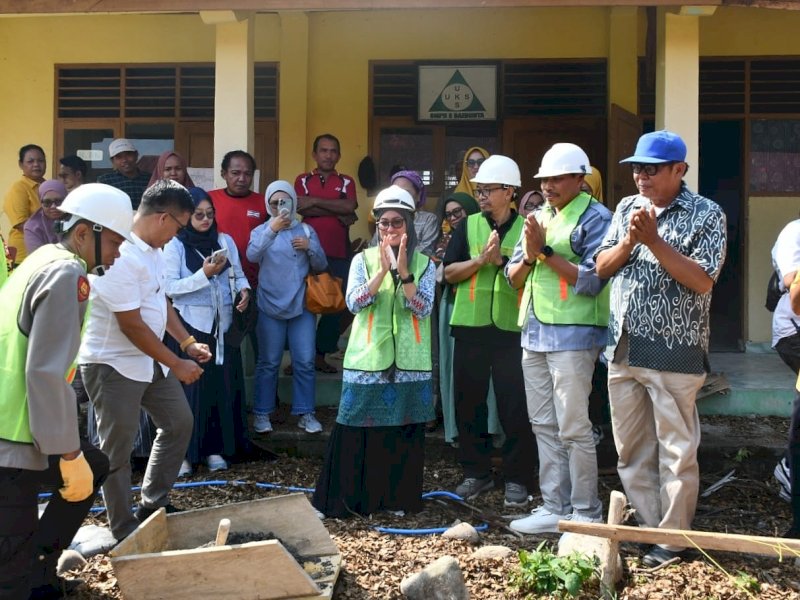 Indah Letakkan Batu Pertama Pembangunan DAK Fisik Pendidikan