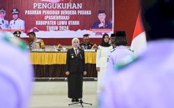 73 Paskibraka Luwu Utara Resmi Dikukuhkan
