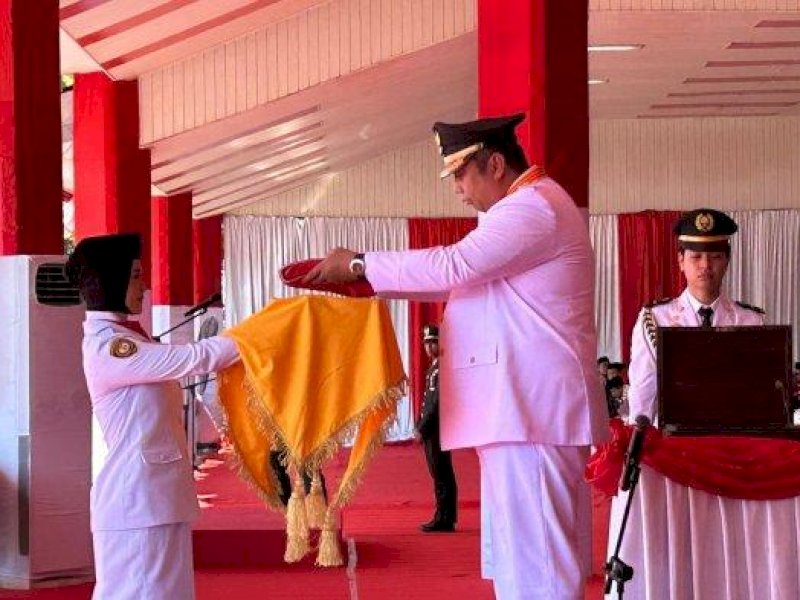 Kabupaten Maros Gelar Upacara HUT ke-79 RI, Bupati Serukan Semangat Nasionalisme dan Patriotisme