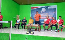 Pj Bupati Pinrang Buka Badminton Fun Jurnalis 2024