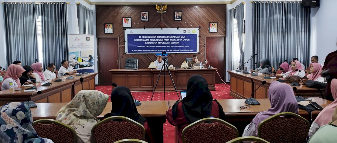 Technical Asistance peningkatan kualitas pengaduan dan respon atas pengaduan pada kanal SP4N Lapor. Technical Asistance peningkatan kualitas pengaduan dan respon atas pengaduan pada kanal SP4N Lapor.