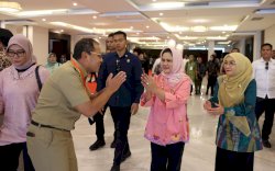 Danny Pomanto Sambut dan Dampingi Kedatangan Iriana Jokowi Dalam Kunjungan Kerja di Makassar