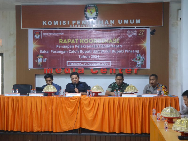 Ikuti Putusan MK, KPU Pinrang Bakal Buka Pendaftaran Cabup dan Cawabup Pilkada 2024