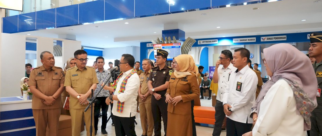 Sekda Sulsel Dampingi Kunjungan Kerja Azwar Anas di Makassar dan Maros