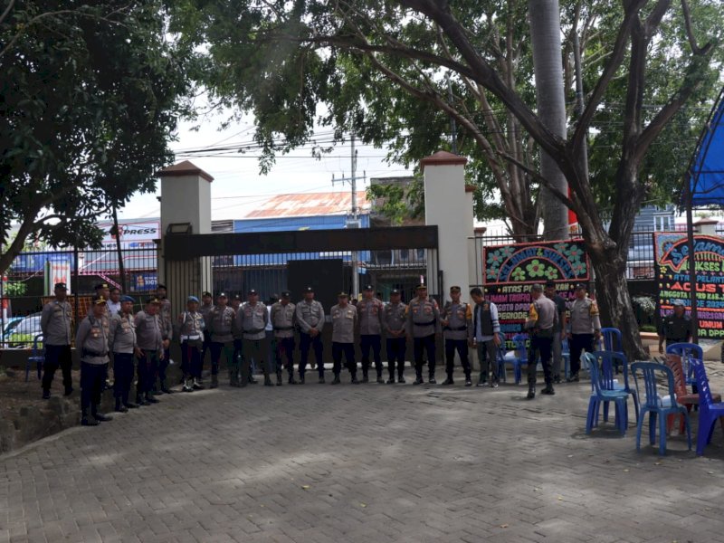 Kepolisian Terjunkan 95 Personil Amankan Pelantikan 40 Anggota DPRD Jeneponto 