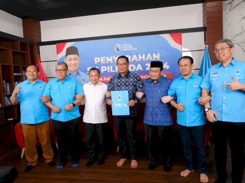 Partai Gelora Resmi Dukung RK-Suswono di Pilkada Jakarta