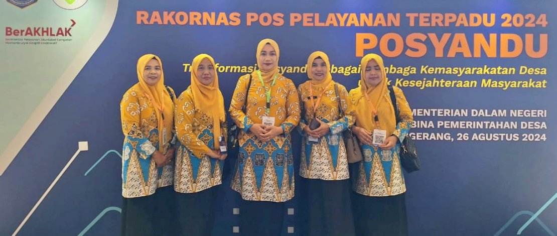 Ketua Tim Penggerak PKK Kabupaten Kepulauan Selayar Andi Dwiyanti Musrifah Basli, menghadiri arena Rakornas Pos Yandu 2024 Indonesia Convention Exhibition (ICE), Tangerang, Jakarta, Senin, 26 Agustus 2024.
Ketua Tim Penggerak PKK Kabupaten Kepulauan Selayar Andi Dwiyanti Musrifah Basli, menghadiri arena Rakornas Pos Yandu 2024 Indonesia Convention Exhibition (ICE), Tangerang, Jakarta, Senin, 26 Agustus 2024.