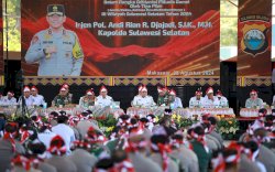 Wali Kota Makassar, Pj Gubernur, Kapolda dan Pangdam Deklarasi Pilkada Damai 2024