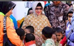 Ketua TP PKK Kota Makassar Kunjungi Lorong Cinta Damai di Kelurahan Barabaraya Selatan