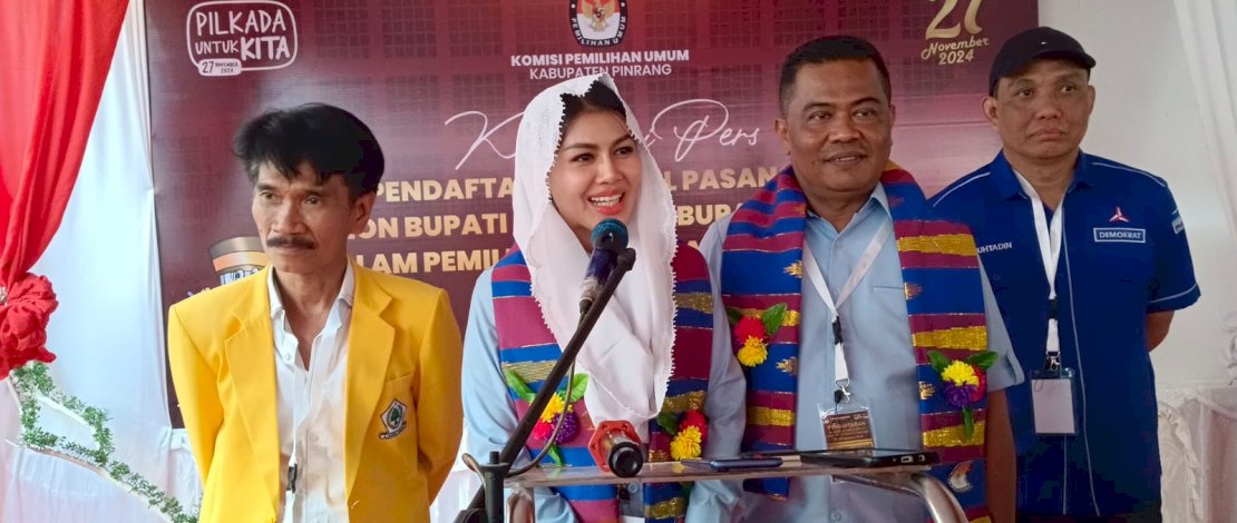 Satu-satunya Perempuan Masuk di Arena Pilkada Pinrang, Andi Hastri Akan Perjuangkan Hak-hak Perempuan