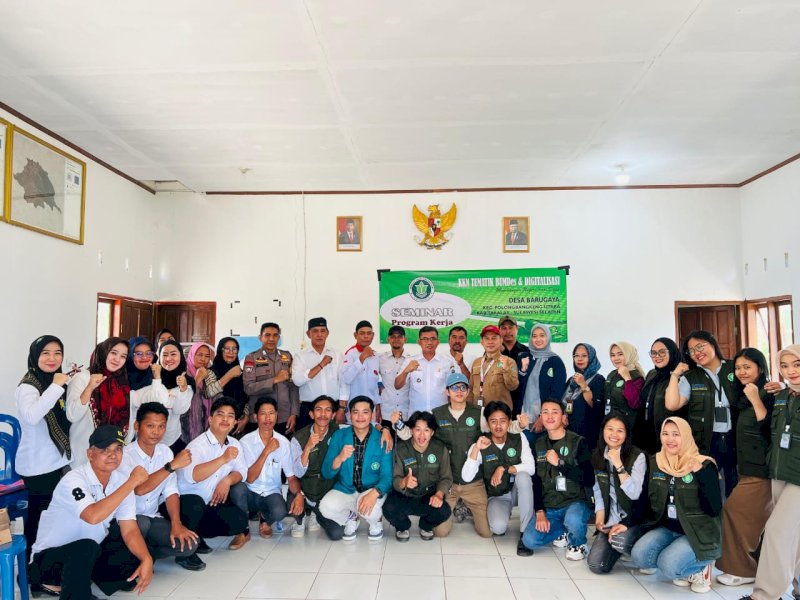 Mahasiswa KKN STIE AMKOP Dorong Pengembangan BUMDes dan Digitalisasi di Desa Barugaya