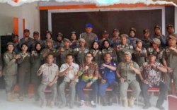 Camat Makassar Dampingi Plt. Kasatpol PP Cek Kesiapan Anggota Satpol PP BKO