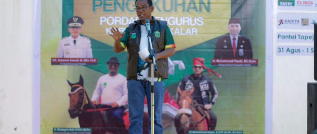 Pj Bupati Takalar Hadir di Pelantikan dan Pengukuhan Pengurus PORDASI Kabupaten Takalar