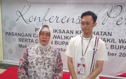Indira Yusuf Ismail Rileks Jalani Tes Kesehatan di RS Unhas