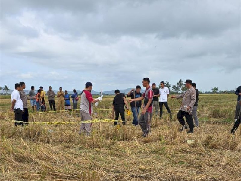 Peternak Itik Tewas di Tengah Sawah, Polisi Sidrap Amankan Dua Tersangka