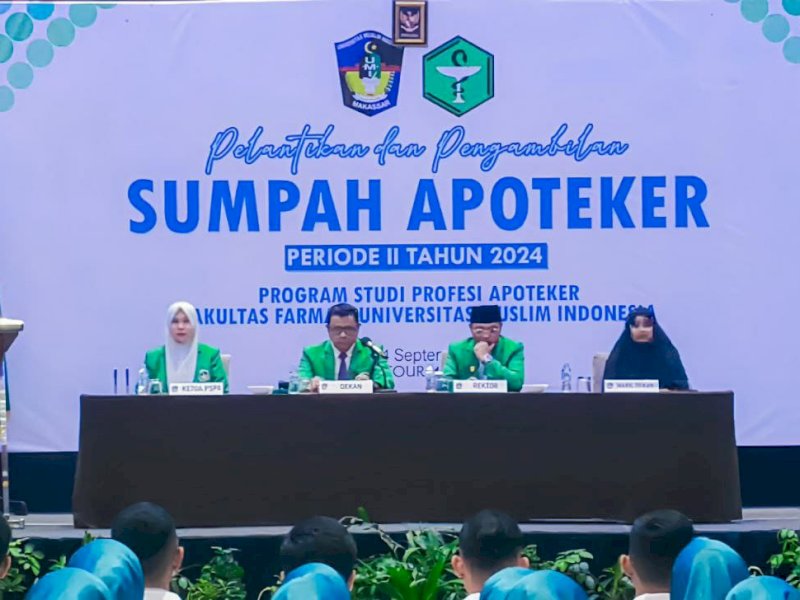 Fakultas Farmasi UMI Lahirkan 102 Apoteker Baru