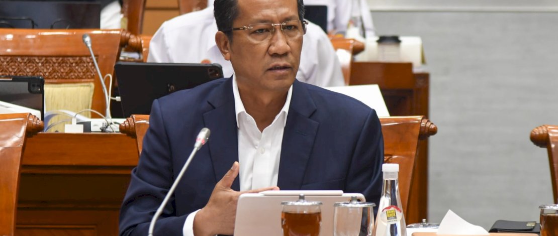 Menkumham Supratman Andi Agtas saat raker bersama Komisi III DPR RI. (IST) Menkumham Supratman Andi Agtas saat raker bersama Komisi III DPR RI. (IST)