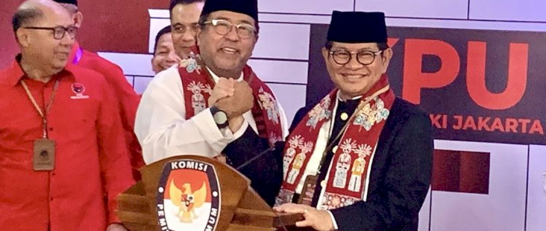 Pramono Anung dan Rano Karno Umumkan Struktur Tim Pemenangan Pilgub Jakarta 2024, Cak Lontong Jadi Ketua