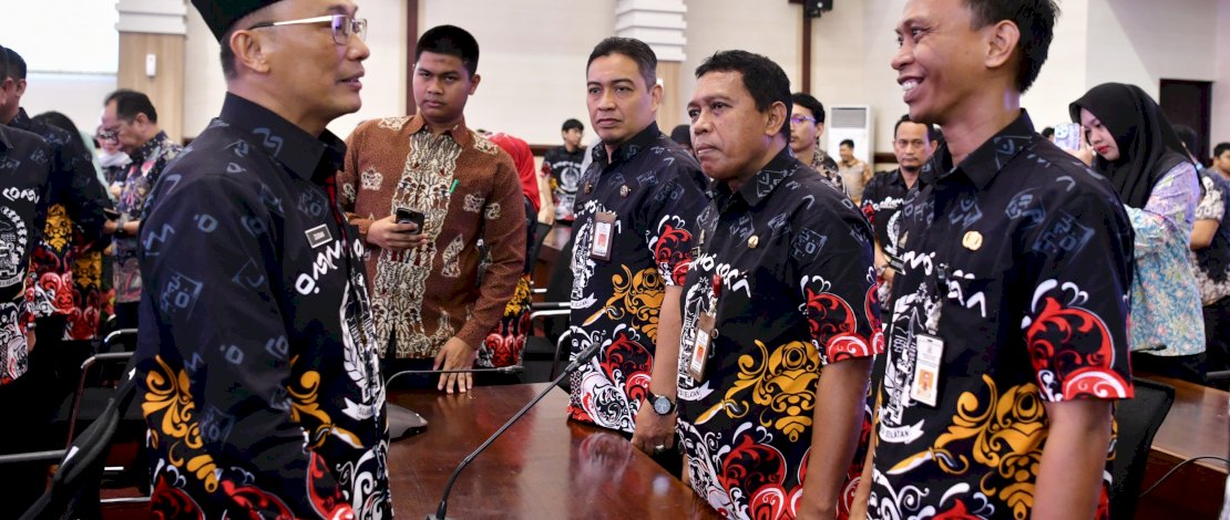 Pj Gubernur Sulsel, Prof Zudan Arif Fakrulloh, secara resmi melantik 24 pejabat fungsional lingkup Pemerintah Provinsi Sulsel.