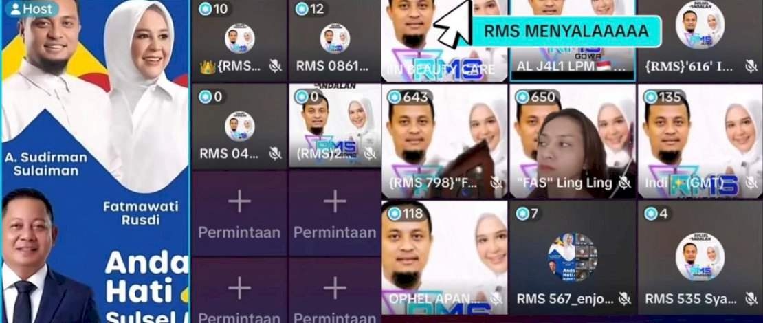 Rusdi Masse Kampanyekan Sudirman-Fatmawati di TikTok