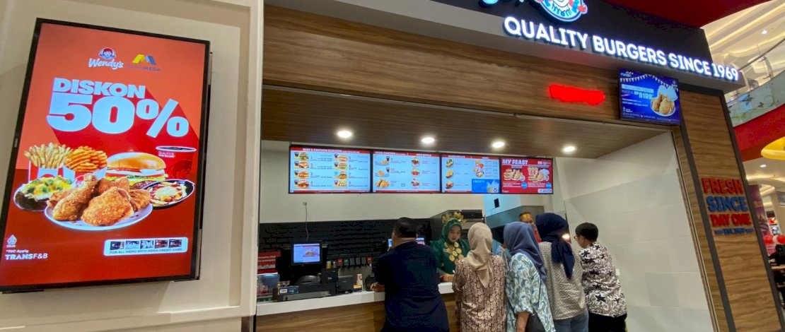 Wendy's TSM Makassar Resmi Beroperasi Kembali dengan Wajah Baru, Lebih Elegan dan Luas
