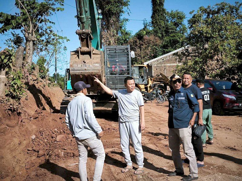 Tepati Janji Kampanye, Bupati Basli Ali Tinjau Pembangunan Jalan Hotmix Lingkar Selatan Jampea