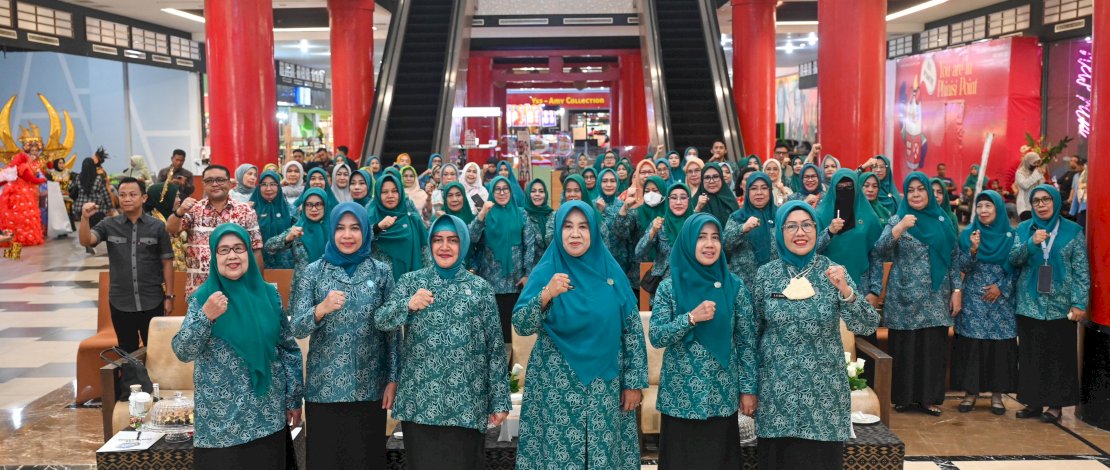 Indira Yusuf Ismail Buka Jambore HKG ke-52 TP PKK Kota Makassar