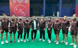 Tanding Perdana di PON XXI, Tim Bulutangkis Sulsel Sikat NTB 5-0 Tanpa Balas