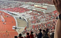 Satu Jam Sebelum Laga Versus Australia, Bangku di GBK Masih Terlihat Kosong