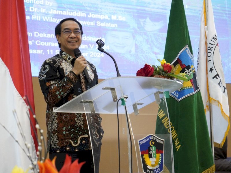 Di Depan Forum Dekan Teknik, Rektor Unhas Paparkan Tantangan Global Insinyur