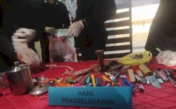 Geledah Blok Tahanan Warga Binaan, Petugas Rutan Pangkep Temukan Sajam
