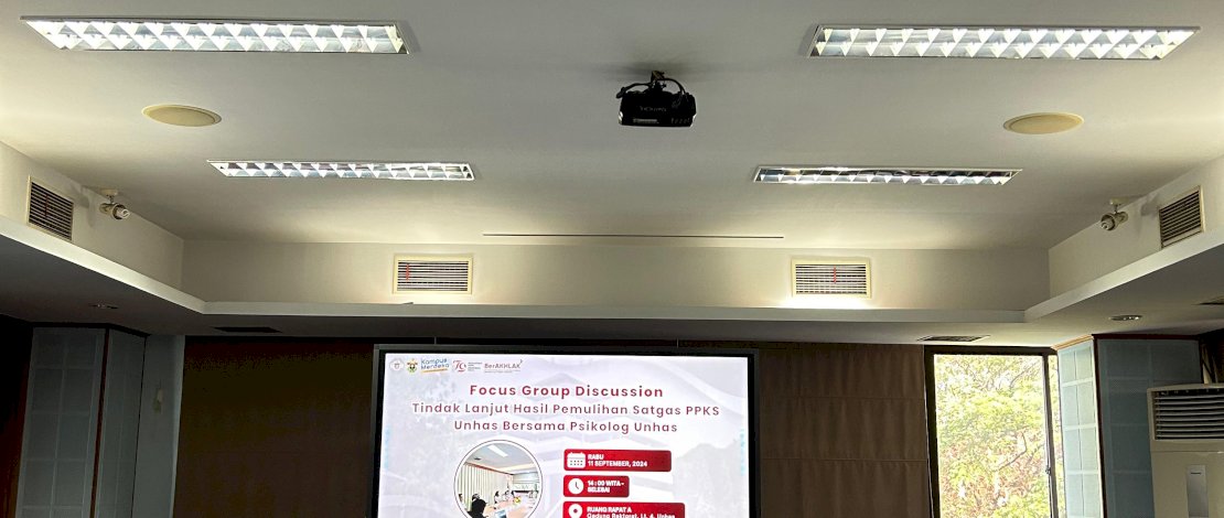 FGD Satgas PPKS Universitas Hasanuddin. (IST)