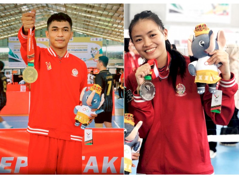 Bikin Bangga, Atlet Takraw Lutra Sumbang Emas untuk Sulsel di PON XXI Aceh-Sumut 2024