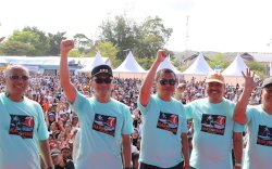 Dilepas Pj Gubernur Sulsel Prof Zudan, Ribuan Peserta Ikuti Jalan Santai dan Selayar Harkopnas Run 2024